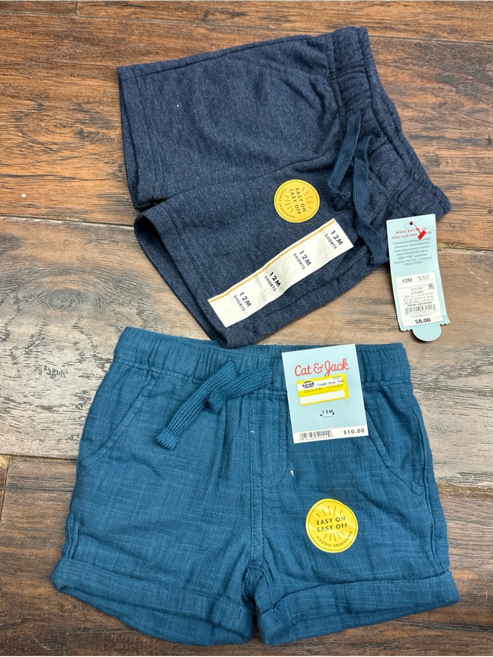 Cat & Jack Baby Boys Lot of 2 Shorts Size 12 Months NEW <<<409>>>>> - Picture 6 of 6